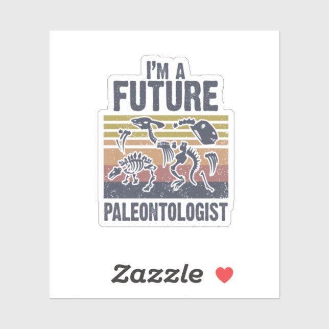 Kids I'm A Future Paleontologist Dinosaurs (Sheet)