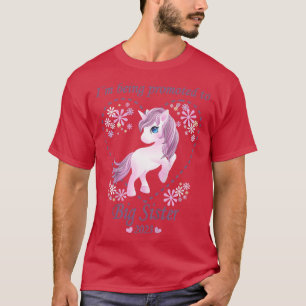 Kids I'm Being Promoed To Big Sister 2023 Announci T-Shirt