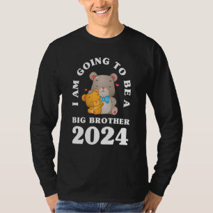 Kids I'm Going To Be A Big Brother 2024 Bears Futu T-Shirt