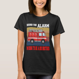 Kids Im going to be a big brother  Firetruck baby  T-Shirt