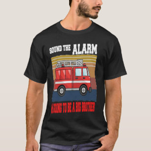 Kids Im going to be a big brother  Firetruck baby  T-Shirt