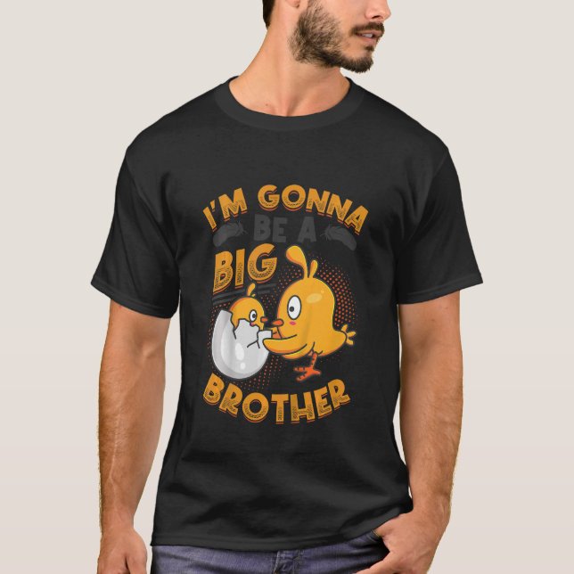 Kids I'm Gonna Be A Big Brother 2023 Pregnancy Ann T-Shirt (Front)