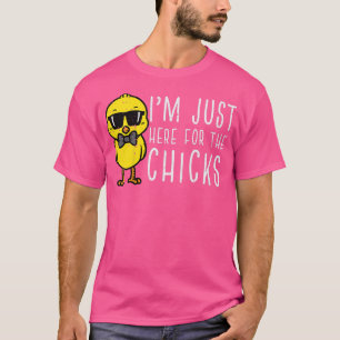 Kids Im Just Here For The Chicks Cute Easter Boys  T-Shirt