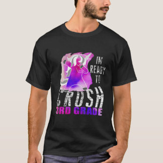 Kids Im Ready To Crush 3Rd Grade Dabbing Unicorn B T-Shirt