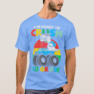 Kids I'm Ready To Crush 3rd Grade Dino Monster Tru T-Shirt