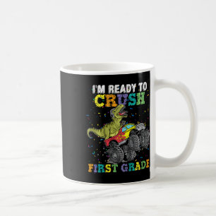 Kids I'm Ready To Crush First Grade Monster Truck Coffee Mug