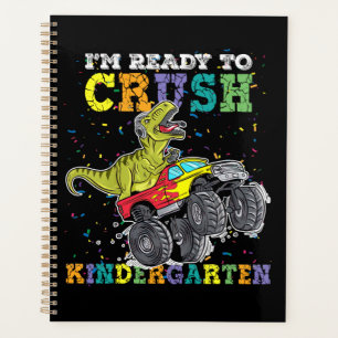 Kids I'm Ready To Crush Kindergarten Monster Truck Planner