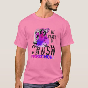 Kids Im Ready To Crush Preschool Unicorn Dabbing T T-Shirt