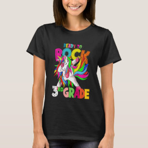Kids I'm Ready To Rock 3rd Grade Back To School Da T-Shirt