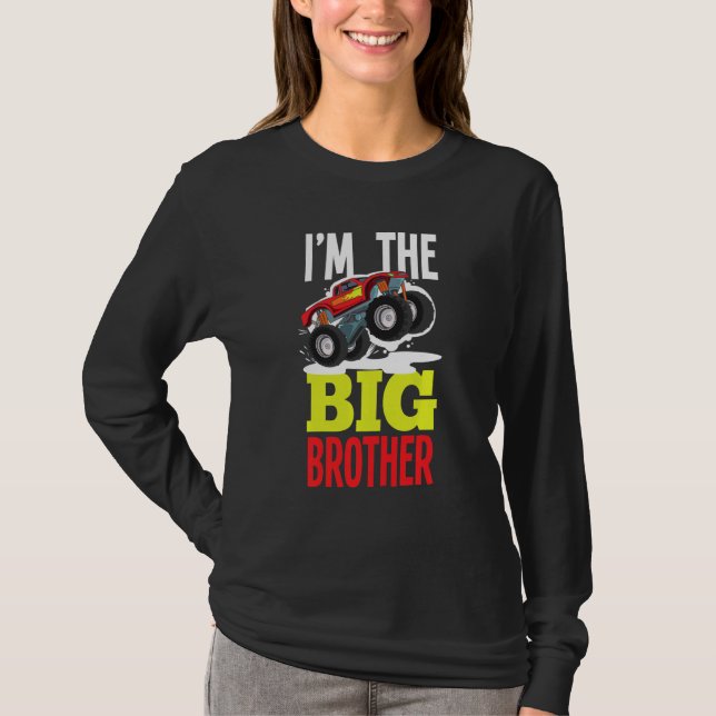 Kids I'm The Big Brother I'm Going To Be A Big Bro T-Shirt (Front)