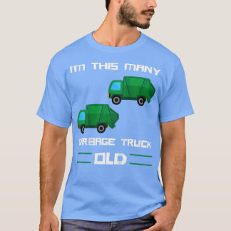 Kids I'm This Many Garbage Trucks Old - Garbage Tr T-Shirt