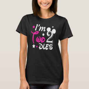 Kids I'm Twodles 2nd Birthday Party 2nd Birthday T-Shirt