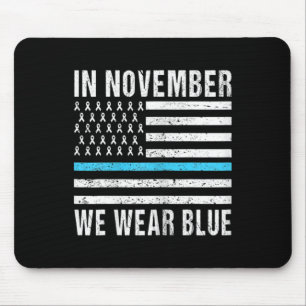 Kids In November We Wear Blue Diabetes Awareness M Mouse Pad