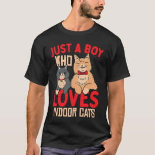 Kids Indoor Cat T-Shirt