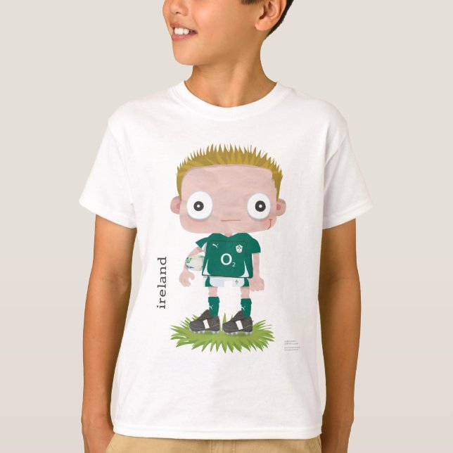 Kids Ireland Rugby T-Shirt (Front)
