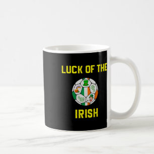 Kids Irish Flag Ireland Soccer Byll Art  Coffee Mug