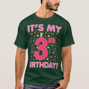 Kids It`s my 3rd Birthday Candy Bonbons 3 Years ol T-Shirt