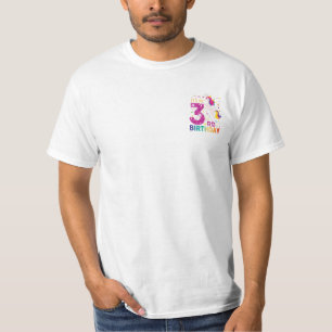 Kids It s My Third 3rd Birthday T-Shirt