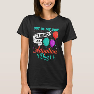 Kids It's Finally Adoption Day Girls Boys Adoptive T-Shirt
