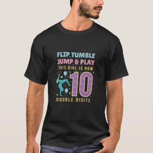Kids It's My 10Th Birthday Gymnastics Birthday Par T-Shirt