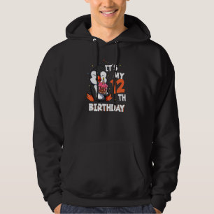 Kids Its My 11th Birthday 11 Year Old Penguin Birt Hoodie