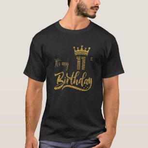 Kids It's My 11th Birthday Cute Women 11 Years Old T-Shirt