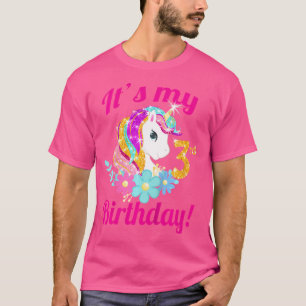 Kids Its My 3Rd Birthday Unicorn Themed Party Todd T-Shirt