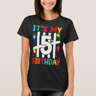 Kids It's My 5th Birthday 5 Five Birthday Boys Gir T-Shirt