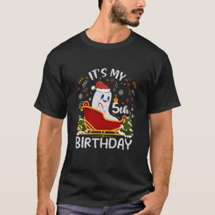 Kids It's My 5th Birthday Five Year Old Birthday K T-Shirt