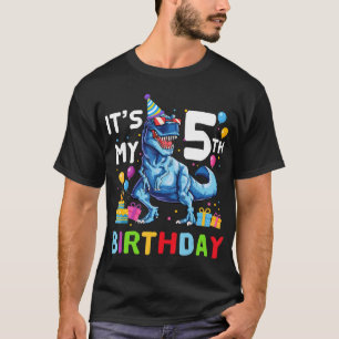 Kids Its My 5th Birthday Unicorn (5 year old girl T-Shirt