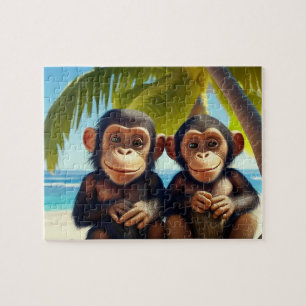 Kids Jigsaw Puzzle - Chimpanzees