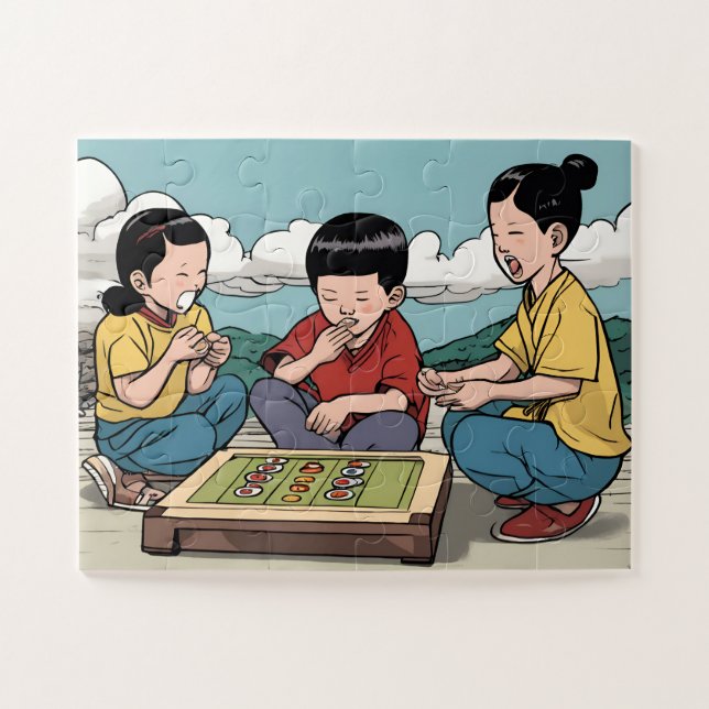 Kid's Jigsaw Puzzle with Gift Box (Horizontal)
