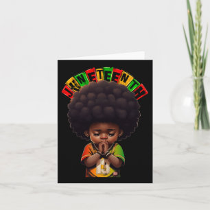Kids Juneteenth Prince 1865 Black History Month To Card