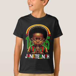 Kids Juneteenth Prince 1865 Black History Month To T-Shirt