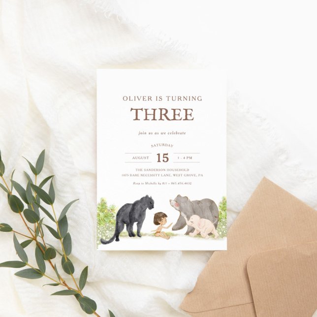 Kids Jungle Birthday – Jungle Friends Birthday Invitation (Creator Uploaded)