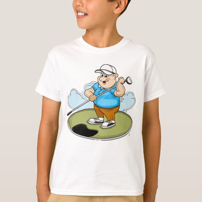 Kid's Junior Golf T-Shirt (Front)