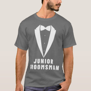 Kids Junior Groomsman Wedding Party Bachelor Party T-Shirt