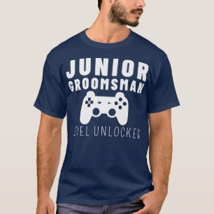 Kids Junior Groomsman Wedding Party Bachelor Party T-Shirt