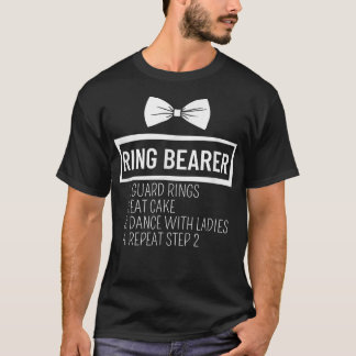 Kids Junior Wedding Party Kids Ring Bearer  T-Shirt