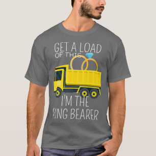 Kids Junior Wedding Party Truck Kids Ring Bearer  T-Shirt