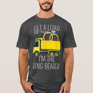 Kids Junior Wedding Party Truck Kids Ring Bearer  T-Shirt