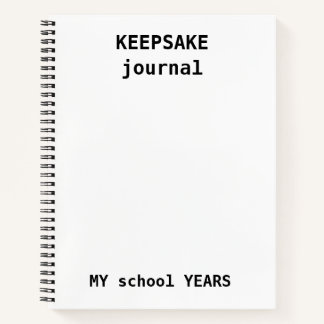  Kids Keepsake Journal - School Year Memory