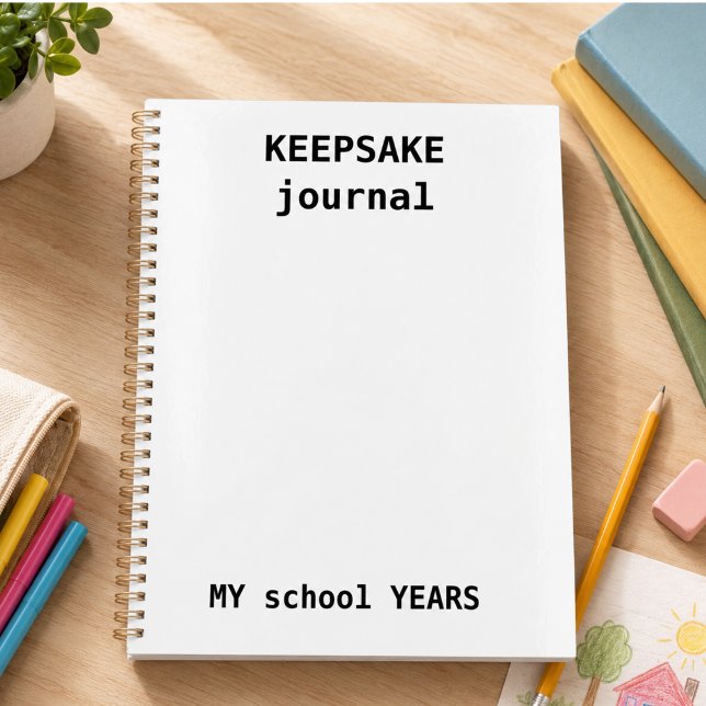  Kids Keepsake Journal - School Year Memory Planner (Kids Keepsake Journal - School Year Memory Planner)