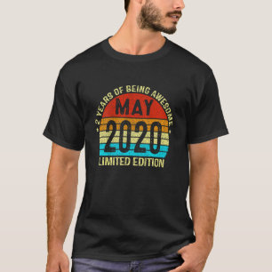Kids Kids 2 Year Old May 2020 2nd Birthday T-Shirt