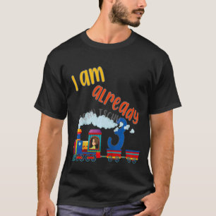 Kids Kids  3rd Birthday Boy Tractor 3 Years T-Shirt