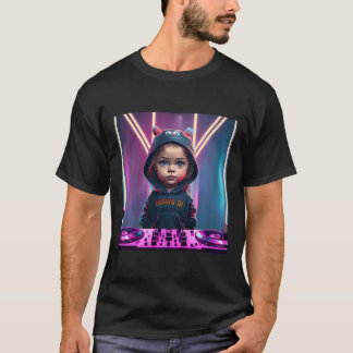 Kids Kids DJ Disc Jockey Fun Children's EDM Christ T-Shirt