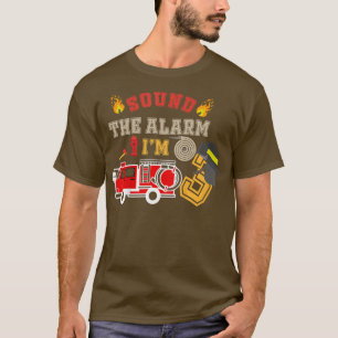 Kids Kids Fire Truck 3 Year Old Firefighter 3rd Bi T-Shirt