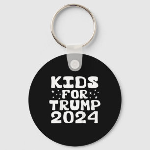 Kids Kids For Trump Election 2024 Key Ring
