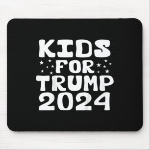 Kids Kids For Trump Election 2024  Mouse Pad