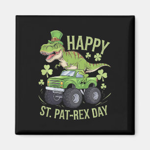 Kids Kids Happy St Pat-rex Day St Patricks Day Din Magnet